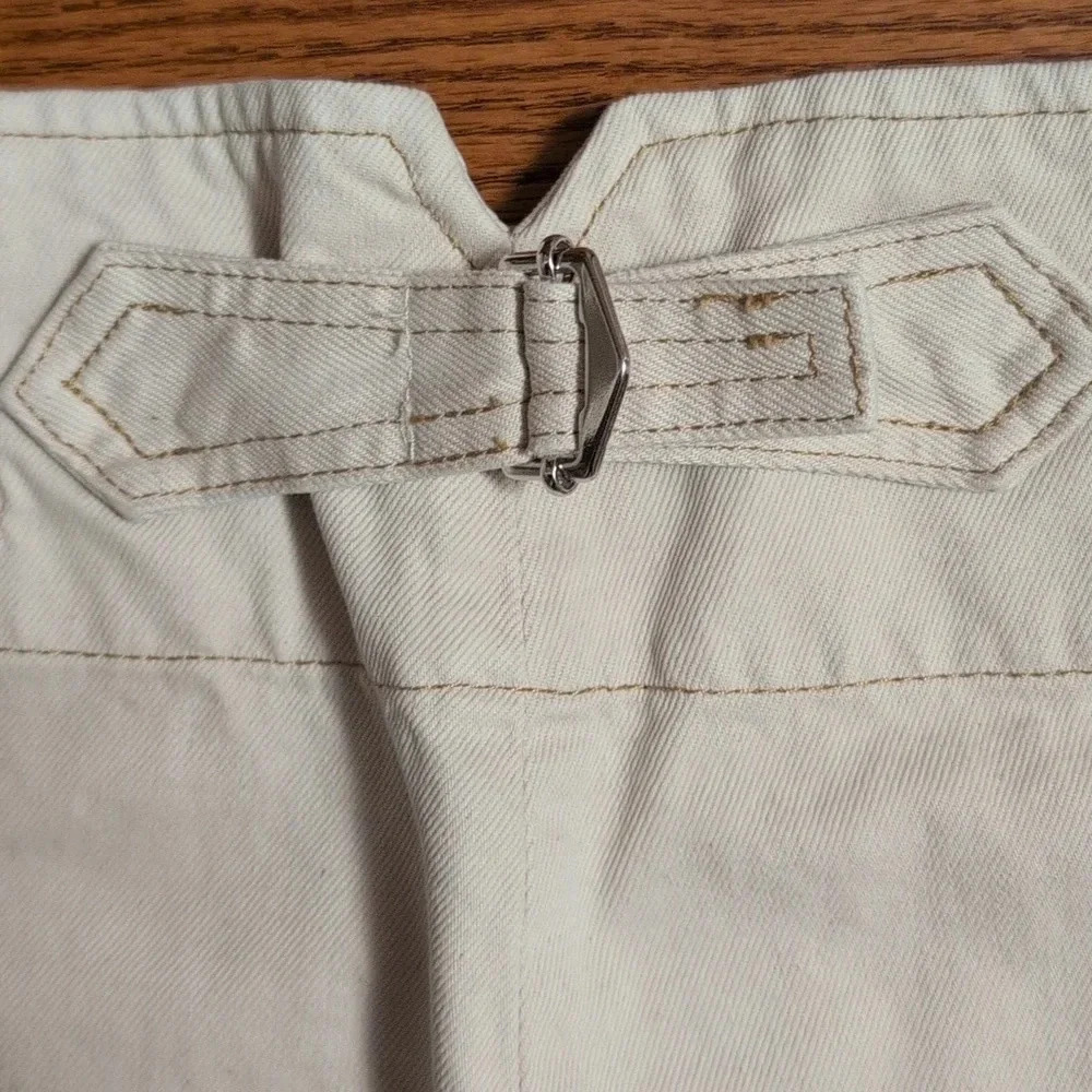 Free People - Collete High Water Khaki Pants - Picture 6 of 9